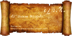 Ölbaum Niobé névjegykártya